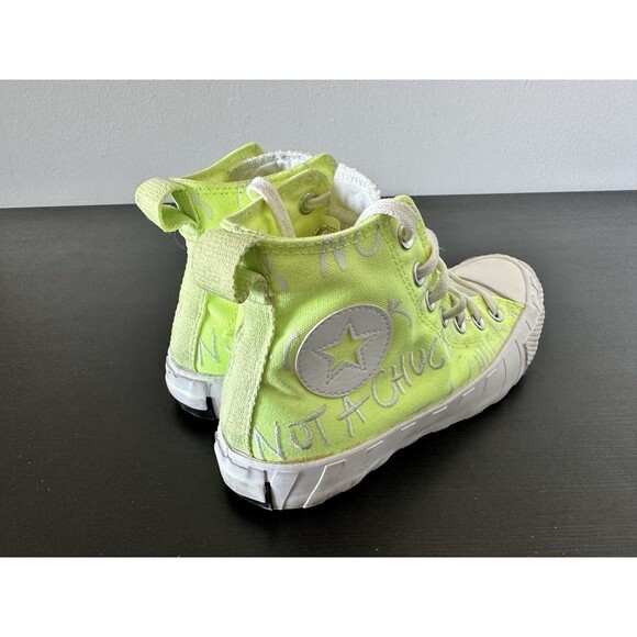 Converse Chuck 70 HI UNT1TL3D in Neon Yellow - Women’s US 5 Sneakers High - Picture 3 of 11